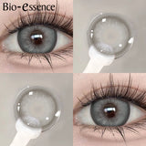 Yeknu  1 Pair Mermaid Green Colored Contact Lenses for Eyes with Prescription Myopia Lenses with Degree Green Lenses Y2K