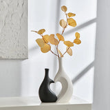 Yeknu Modern Design Heart-shaped Hollow Vase Luxury Home Accessories Decoration Living Room Ornaments Crafts Home Decor Gift