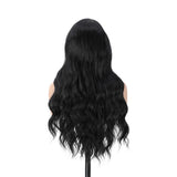 Yeknu  Ombre Brown 13x4 Lace Front Wig 280g 180% Density 26 Inch Synthetic Hair Wigs 13x4 Body Wave Transparent Lace Front Wig