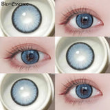 Yeknu  1 Pair Korean Lenses Colored Contact Lenses With Degree Myopia Lenses Brown Contact Lenses Big Eye Lenses Natural