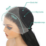Yeknu  Ombre Brown 13x4 Lace Front Wig 280g 180% Density 26 Inch Synthetic Hair Wigs 13x4 Body Wave Transparent Lace Front Wig