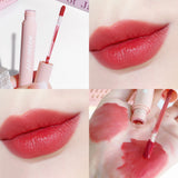 Yeknu  Crystal Velvet Lip Gloss – 6-Color Smudge-Proof Matte Lip Glaze Long-Lasting Whitening Effortless Korean Style Look