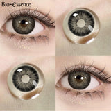 Yeknu  1 Pair Korean Lenses Colored Contact Lenses with Prescription Lenses with Degree Blue Lenses Fashion Lenses