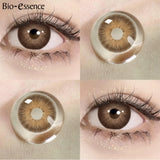 Yeknu  1 Pair Korean Lenses Colored Contact Lenses with Prescription Lenses with Degree Blue Lenses Fashion Lenses
