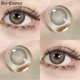 Yeknu  1 Pair Korean Lenses Colored Contact Lenses with Prescription Lenses with Degree Blue Lenses Fashion Lenses