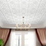 Yeknu 35*35cm Ceiling Roof Decoration Wallpaper Self-adhesive Bedroom 3D Waterproof Background Wall Wallpaper