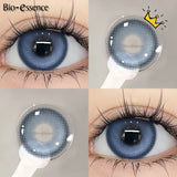 Yeknu  1 Pair Mermaid Green Colored Contact Lenses for Eyes with Prescription Myopia Lenses with Degree Green Lenses Y2K