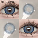 Yeknu  1 Pair Mermaid Green Colored Contact Lenses for Eyes with Prescription Myopia Lenses with Degree Green Lenses Y2K