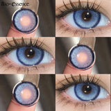 Yeknu  1 Pair Korean Lenses Colored Contact Lenses With Degree Myopia Lenses Brown Contact Lenses Big Eye Lenses Natural