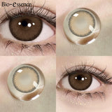 Yeknu  1 pair Korean Lenses Colored Contact Lenses with Degree Myopia Lenses Free Shipping High Quality Lens Fog Pearl lens