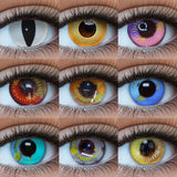Yeknu Halloween Gradient Anime Contacts – 1-Year Wear