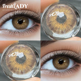 Yeknu Colored Pupils for Eyes Blue Pupils Green High Quality Colored Contact Lenses Brown Natural Lens Gray Big Eye Lenses