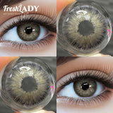 Yeknu Colored Pupils for Eyes Blue Pupils Green High Quality Colored Contact Lenses Brown Natural Lens Gray Big Eye Lenses