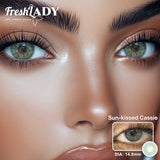 Yeknu Colored Pupils for Eyes Blue Pupils Green High Quality Colored Contact Lenses Brown Natural Lens Gray Big Eye Lenses