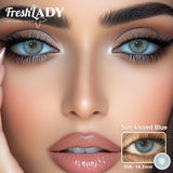 Yeknu Colored Pupils for Eyes Blue Pupils Green High Quality Colored Contact Lenses Brown Natural Lens Gray Big Eye Lenses