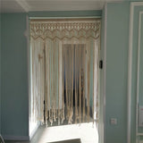 Yeknu Woven Macrame Wall Hanging Tapestry Large Door Curtain Bohon Decor Wedding Tapetry Backdrop Elegant Decoration  130*180cm