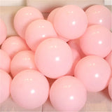 Yeknu 134pcs Macaron Pink White Balloon Garland Arch Kit Skin Color Balloons For Festival Picnic Family Engagement Birthday Decoration