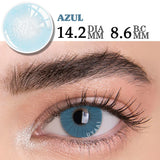 Yeknu  1 Pair for Eyes Yearly Christmas Dropship Gray Party Marine Beauty Gift Dark Circle Pupils Lenses