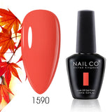 Yeknu  15ml Nail Gel Polish Red Pink Colorful Semi Permanent Soak Off UV LED Base Top Coat Nails Art Gel Varnishes For Manicure