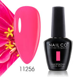 Yeknu  15ml Nail Gel Polish Red Pink Colorful Semi Permanent Soak Off UV LED Base Top Coat Nails Art Gel Varnishes For Manicure