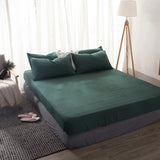 Yeknu  3/4pcs Nordic Style Comfortable High Quality Printing Family Bedding Set Duvet Cover Flat Sheet Pillowcases Dropshipping