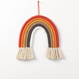 Yeknu  Handmade Hanging Decor Macrame Rainbow Home Decoration Wall Ornaments Baby Room Nursery Decor Nordic Photography Accessories