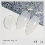 Yeknu  New Base Top Coat UV Gel Gelpolish Soak Off Lakiery Hybrydowe Vernis Nail Art Gel Nail Polish Primer Lacquer Nails Gellak