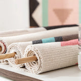 Yeknu  Hanging Tapestry with Handmade Tassels Dorm Hotel Wall Hanging Cover Blanket Decor Fabric Home Stay Ramadan Decoration