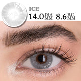 Yeknu  1 Pair for Eyes Yearly Christmas Dropship Gray Party Marine Beauty Gift Dark Circle Pupils Lenses