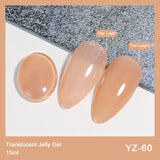 Yeknu  New Base Top Coat UV Gel Gelpolish Soak Off Lakiery Hybrydowe Vernis Nail Art Gel Nail Polish Primer Lacquer Nails Gellak