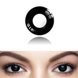 Yeknu  2pcs Halloween Colorful Contact Lenses Anime Cosplay Eye Lenses multicolored lenses Lenses White Black Red Lenses