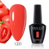 Yeknu  15ml Nail Gel Polish Red Pink Colorful Semi Permanent Soak Off UV LED Base Top Coat Nails Art Gel Varnishes For Manicure
