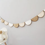 Yeknu  Nordic Style Hanging Decorations Cotton Linen Flower Garland Kids Chambre Enfant Room Decoration Home Party Wedding Wall Decor