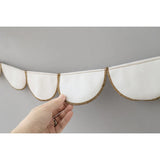 Yeknu  Nordic Style Hanging Decorations Cotton Linen Flower Garland Kids Chambre Enfant Room Decoration Home Party Wedding Wall Decor