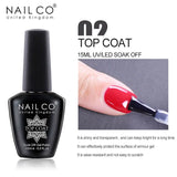 Yeknu  New Base Top Coat UV Gel Gelpolish Soak Off Lakiery Hybrydowe Vernis Nail Art Gel Nail Polish Primer Lacquer Nails Gellak