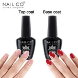 Yeknu  New Base Top Coat UV Gel Gelpolish Soak Off Lakiery Hybrydowe Vernis Nail Art Gel Nail Polish Primer Lacquer Nails Gellak