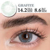 Yeknu  1 Pair for Eyes Yearly Christmas Dropship Gray Party Marine Beauty Gift Dark Circle Pupils Lenses