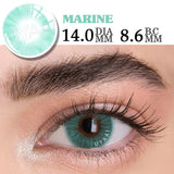 Yeknu  1 Pair for Eyes Yearly Christmas Dropship Gray Party Marine Beauty Gift Dark Circle Pupils Lenses