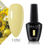 Yeknu  New Base Top Coat UV Gel Gelpolish Soak Off Lakiery Hybrydowe Vernis Nail Art Gel Nail Polish Primer Lacquer Nails Gellak