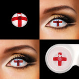 Yeknu  2PCS/Pair Pink Lense Halloween Lenses anime accessories Color contact lenses Cosplay Anime Lenses Yearly Contact lens