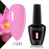Yeknu  15ml Nail Gel Polish Red Pink Colorful Semi Permanent Soak Off UV LED Base Top Coat Nails Art Gel Varnishes For Manicure