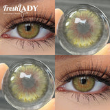 Yeknu New Colored Lenses for Eyes Blue Colored Pupils for Eyes Green Natural Lenses Purple y2k Lenses Brown Gray Color Lens