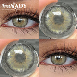 Yeknu New Colored Lenses for Eyes Blue Colored Pupils for Eyes Green Natural Lenses Purple y2k Lenses Brown Gray Color Lens