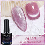 Yeknu  Transparent Cat Eye Gel Nail Polish 10ml UV Nail Art Semi Permanent Lakiery Hybrydowe Magnet SPAR Lacquer Gel Vernis Soak