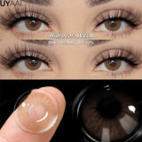 Yeknu  New Fashion Color Contact Lenses for Eyes Green Colorful Makeup High level of comfort Yearly 2pcs/pair