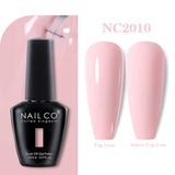 Yeknu  15ml Orange Color Nail Gel Polish Semi Permanent Red Pink Gellack Nail Art Salon Soak Off UV LED Glitter Nail Gel Varnish
