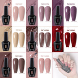 Yeknu  10ml Pearl Shell Color UV Gel Nail Polish Semi Permanent Golden Nail Art Gel Varnish Hybrid Nail Gel Polish Manicure Base