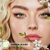 Yeknu  2Pcs/Pair Natural Color Contact Lenses For Eyes New Flare Colorcon Lenses Beauty Eye Color Contacts Natual Look Cosmetic