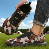 Yeknu  Zero Drop Wide Barefoot Shoes for Men Outdoor  Breathable  Large Running Sneakers Trendy  Mesh Casual Walking Shoes Hot Selling