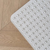 Yeknu  Stripe PVC Bath Mat with Suction Cups Geometric Tub Side Bathroom Mats Shower Area Rug Carpet Non-Slip Pad Aesthetic Home Decor